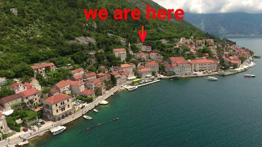 Ferienwohnung Bella Vista Zmukic Perast Exterior foto